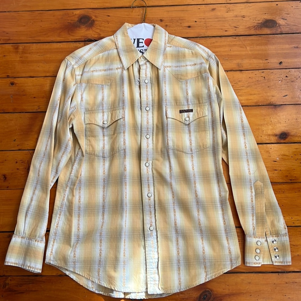 Lucky Brand western style shirt size small